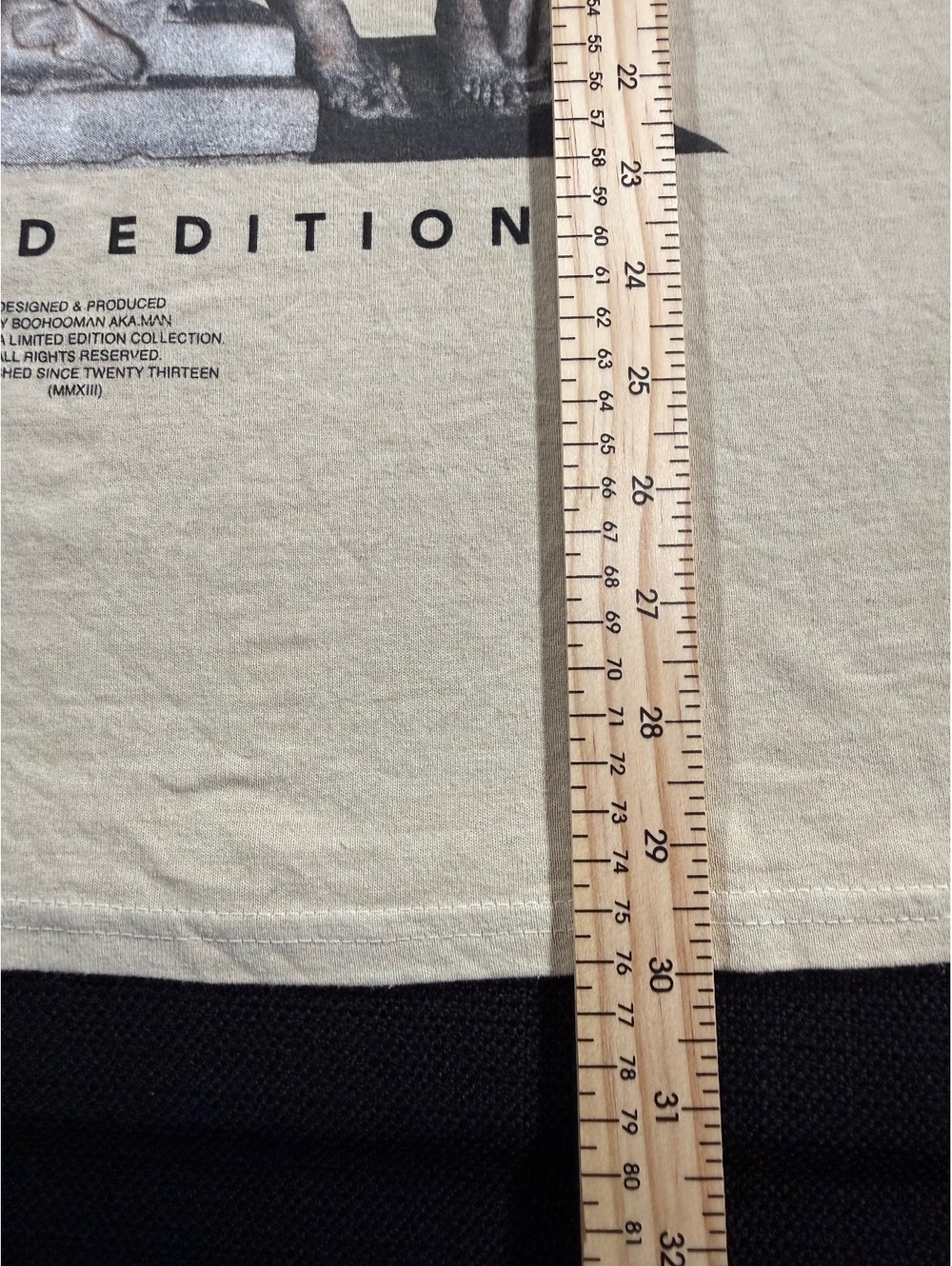 boohooMAN Pour Homme Limited Edition Graphic T-Shirt Medium - Picture 6 of 6